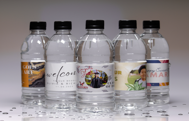 Custom Labeled Water Bottles